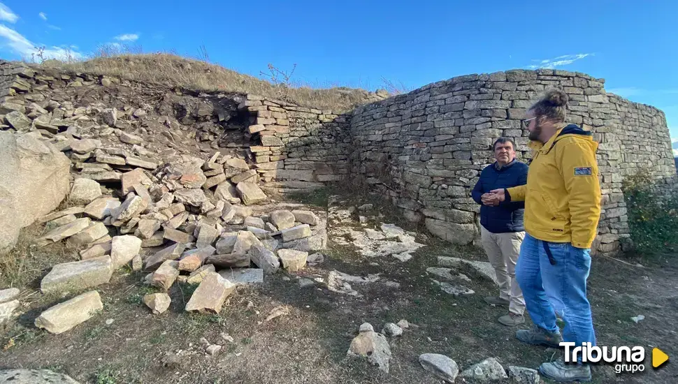 Por Ávila pide una intervención "urgente" en la muralla del Castro de las Cogotas